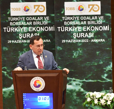Başkan Hacısalihoğlu Türkiye Ekonomi Şurası'nda sektörlerin taleplerini dile getirdi