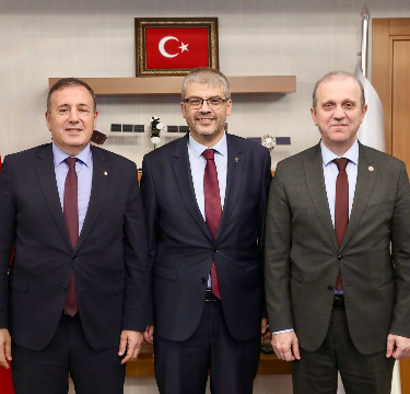 Başkan Çelebi'den TÜBİTAK Başkanı Aydın'a ziyaret